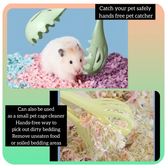 Small pet, hamster, mouse bundle hamster carrier, bed, water bottle & grabber - Picture 3 of 12